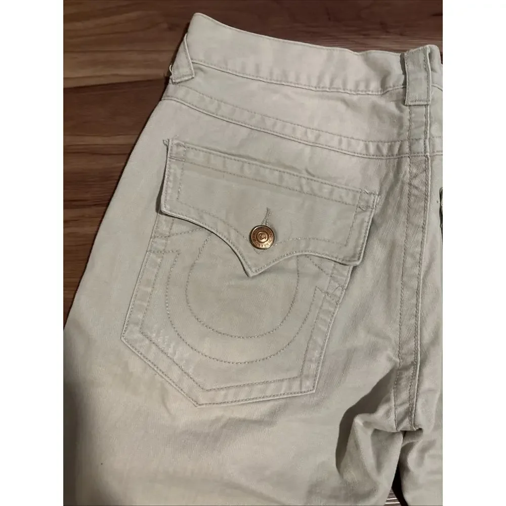 Y2K True Religion Shorts Skul And Rose Embroidery Men’s Size 36